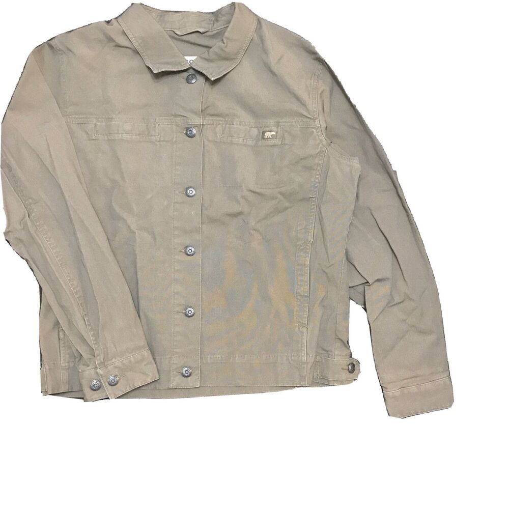 Sorel Brown Denim Jacket Women's Size Large
